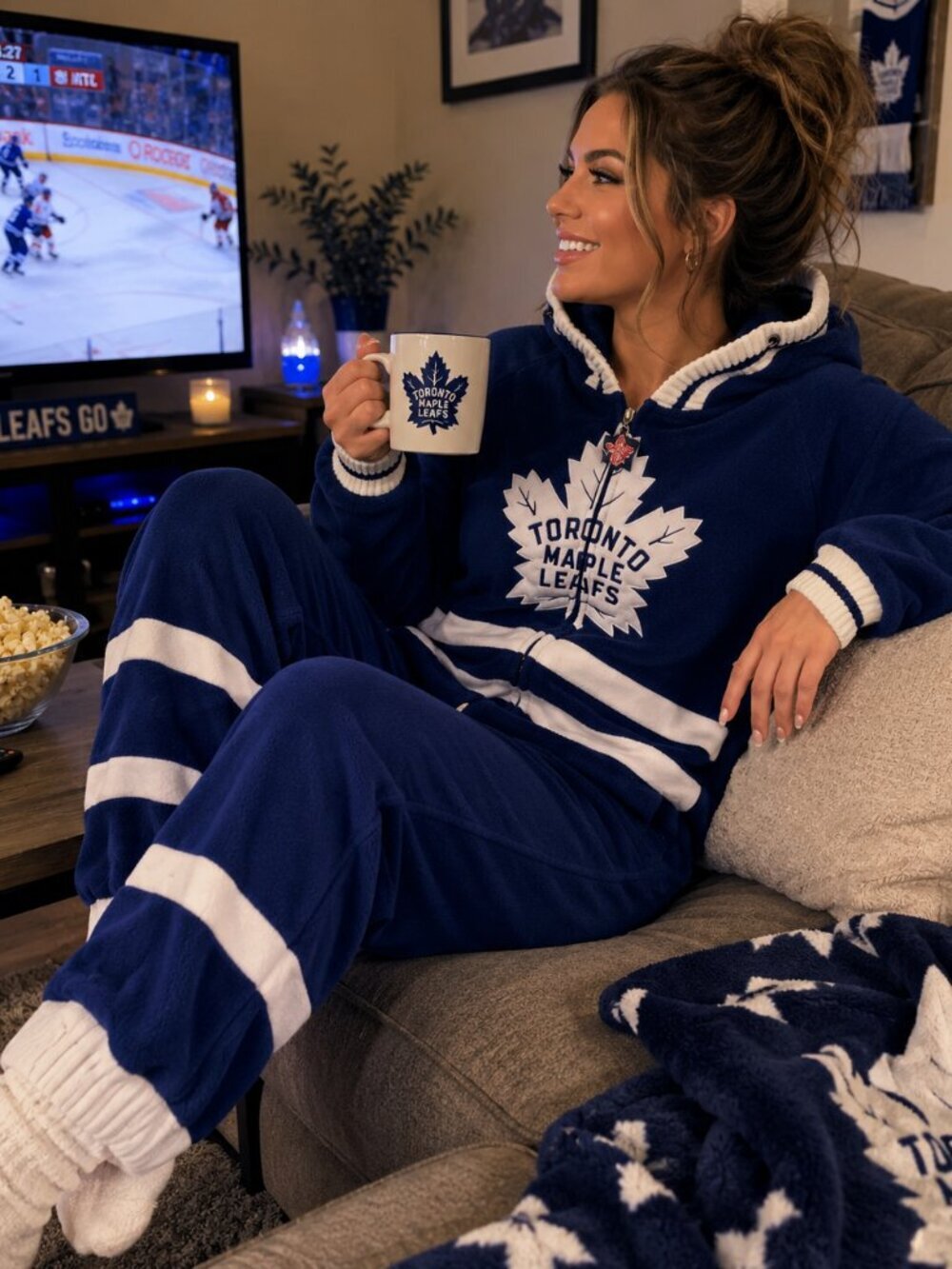 Ladies Toronto Maple Leafs Onesie (xxs)